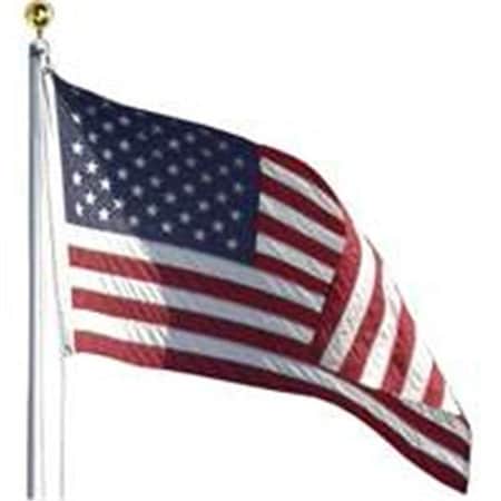 CoolCollectibles Flag 20 ft. Aluminum Flag Pole Kit